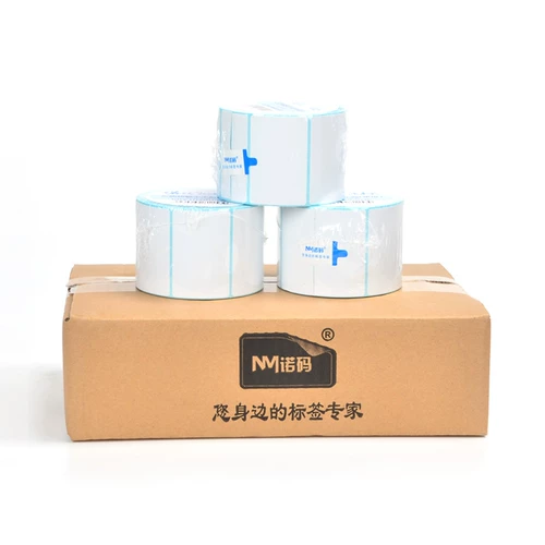 Три антитермальная чувствительность метка не -Dry Glue 40*30 50 60 70 Печатная бумага 100 кодовые наклейки Emao Scale Paper