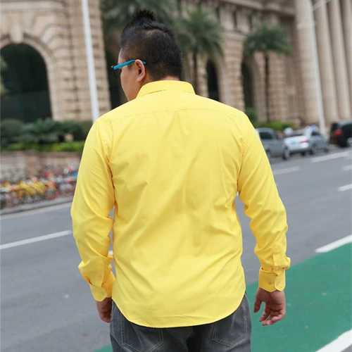 Желтая большая рубашка, большой размер, свободный крой