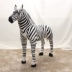 Mô phỏng lớn ngựa vằn sang trọng mô phỏng động vật mô hình nhiếp ảnh đạo cụ trang trí nhà trẻ em gái quà tặng - Đồ chơi mềm