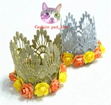 Вечеринка на день рождения домашнего дня Корона и Королева Королева Королева Корона Мученинг Взрослые дети могут носить кружевные розовые кепки