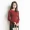 EAL lông mùa thu màu rắn phiên bản Hàn Quốc của cổ tròn tay dài đan đáy áo sơ mi Slim áo len nữ M27