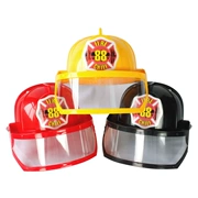Đồ chơi mũ lửa đỏ với kính bảo hộ 119 máy khoan chữa cháy nhà sáu mũ bảo hiểm cho trẻ em