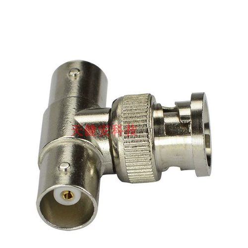 Один мужчина и вторая мать BNC Three -Cay Monitoring Video Signal Connector 1 в 2 из Q9 One -Point Two T -тип.