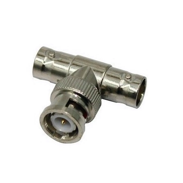 Один мужчина и вторая мать BNC Three -Cay Monitoring Video Signal Connector 1 в 2 из Q9 One -Point Two T -тип.