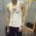 Áo vest nam có chất liệu cotton Kiểu dáng thể thao cản trở áo ba lỗ tập gym Áo vest cotton