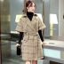 2016 khí chất Hàn Quốc mùa thu áo khoác nữ mới áo khoác đi lại áo khoác len giản dị - Áo Hàn Quốc Áo Hàn Quốc
