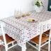 Bông và vải lanh nhỏ tươi khăn trải bàn vải mục vụ đơn giản hộ gia đình hiện đại vải hình chữ nhật bàn ăn bàn cà phê phòng khách bảng vải Khăn trải bàn