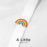 A Little彩虹胸针男女可爱金属徽章卡通别针学生勋章包包衣服装饰