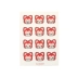 Một raccoon sticker waterproof sweatproof kéo dài dễ thương cartoon pattern anime xung quanh dán hình xăm