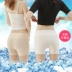 Băng lụa liền mạch ren chống sáng quần an toàn nữ mùa hè mỏng mặc quần legging thoáng khí ba điểm bảo hiểm quần short - Quần short