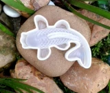 Китайская трехмерная силиконовая форма, акриловый фондан, карп, 3D