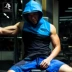 Cơ bắp Vương Quốc cơ bắp tập thể dục dog brother vest thể thao đào tạo không tay trùm đầu vest vest nam Áo thể thao