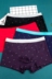 Của nam giới đồ lót cotton shorts cộng với phân bón XL cotton thanh niên triều nam bốn góc chất béo lớn red boyshort quần xì nam độc lạ Nam giới