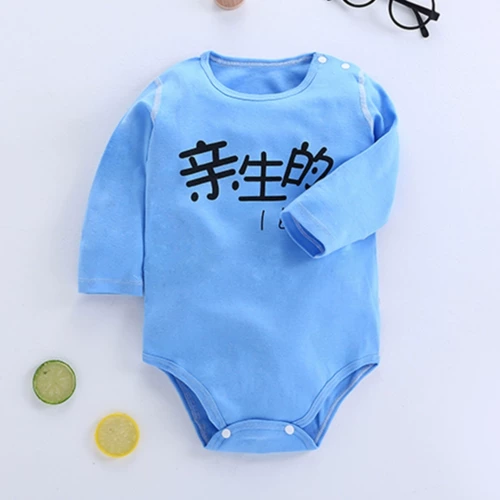 Детское хлопковое боди, демисезонная весенняя одежда для новорожденных