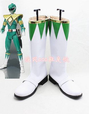 taobao agent A5741 Dinosaur Team Beast Liander Green Warrior Dragon Lianjia Tommy COSPLAY Shoes COS Shoes Custom