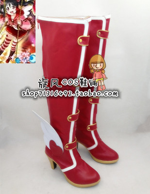 taobao agent Love Live Flower Yang Bird Valentine's Day Chocolate Cosplay Shoes LoveLive Starry Sky 凛 COS Boots