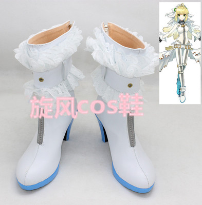 taobao agent C0351 Fateextra CCC Saber Bride Flower Marry Saber Nero COS Shoes