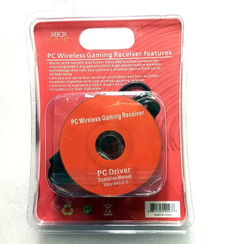 New Xbox360 wireless handle receiver 360 receiver to computer PC game adapter black recommendation