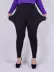 Mùa đông mới cộng với phân bón để tăng 200 cân nữ đen cộng với nhung dày thêm mã lớn quần legging cạp cao ấm áp