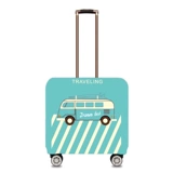 Эластичный чемодан, квадратный защитный чехол, общественный пылезащитный контейнер, автобус, увеличенная толщина, 18 дюймов