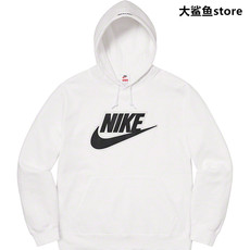 Толстовки supreme 19fw nike leather appliqu