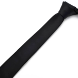 Черный модный мужской универсальный галстук в английском стиле для отдыха, в корейском стиле, 5см