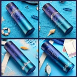 Модный вакуумный стакан подходит для мужчин и женщин из нержавеющей стали, портативная чайная чашка для влюбленных