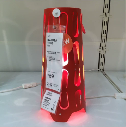 [Ikea Ikea Домашние покупки] Какиу Пагода настольная лампа Человек -Шот легкая романтическая атмосфера легкая прикроватная лампа