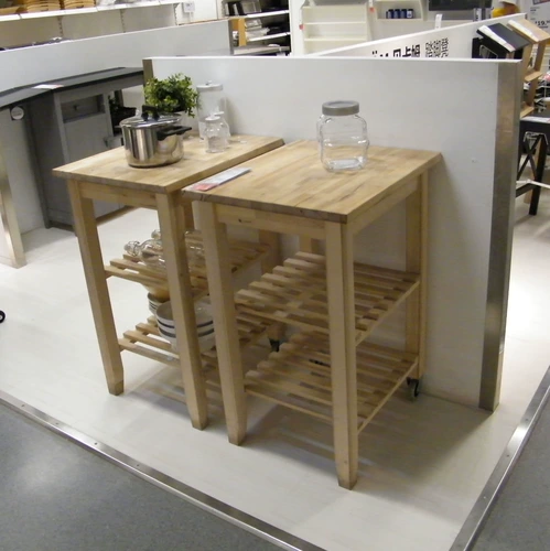 Ikea, кухня из натурального дерева, вагон-ресторан, тележка