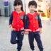 Đồng phục học sinh tùy chỉnh cho trẻ em đặt quần áo mùa thu và mùa đông quần áo lớp tiểu học và trung học quần áo mẫu giáo quần áo phiên bản tiếng Hàn của trang phục thể thao giáo viên đồng phục học sinh tiểu học Đồng phục trường học / tùy chỉnh thực hiện