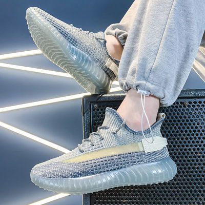 2021春季新款皮面运动男鞋韩版休闲防水鞋软底轻便透气耐磨防滑鞋