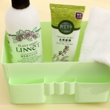 Корейская креативная свежая розовая и чистого цвета Большой -пластиковая пластиковая коробка для хранения на рабочем столе косметика