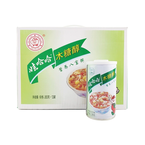 Wahaha -Бесплатная восьми сокровищница каша коробка 360*12 банок с корицей лотоса