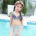 Nhật bản mềm chị gió trẻ em áo tắm ins dễ thương bé mặc bikini lớn con bé sinh viên cô gái sàn catwalk đồ bơi Bơi lội