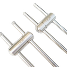 Инструменты для наконечника кия 不锈钢斯诺克台球皮头压制器11mm台球杆压制大头杆工具压杆头14mm