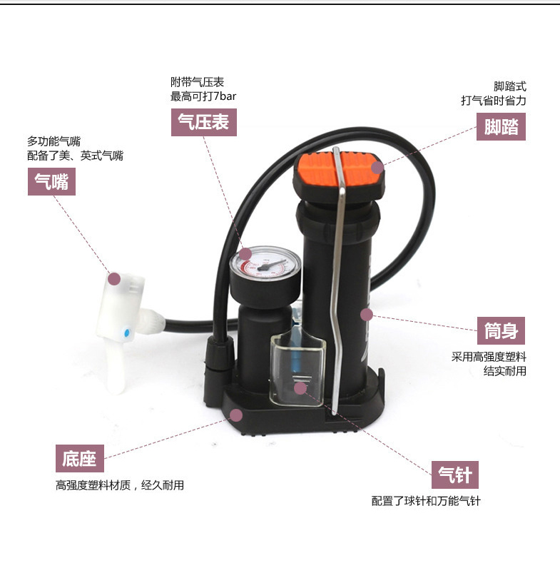 Pompe à vélo - Ref 2396109 Image 3