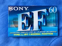 Sony 60EF записывающая лента 90 минут стандартная пустая запись записи ленты записывает лента 60 минут