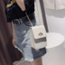 New chain mini bag nữ 2018 làn sóng mới Hàn Quốc phiên bản của mùa hè hoang dã vai đeo đôi điện thoại di động túi Túi điện thoại