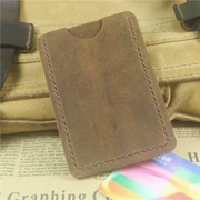 K004 bán hot hand-khâu retro lớp đầu tiên thẻ da thiết lập thẻ tín dụng bảo vệ thẻ xe buýt kiểm soát truy cập purse
