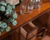Quốc gia châu Âu Mỹ gỗ rắn đồ nội thất màu nâu retro cũ ba thùng hai trường hợp hiên tủ trường hợp bàn hiên - Bàn / Bàn bộ bàn ăn đẹp Bàn / Bàn
