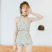 Kanchogirl Hàn Quốc Áo tắm tươi cho nữ Gather Slim Body Siêu mỏng bảo thủ Xiêm Spa