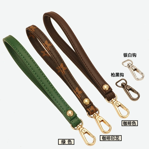 Сумка с петлей на руку, аксессуар для сумки, бумажник, ручка, сменная маленькая сумка клатч, портативный черный браслет, из натуральной кожи