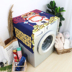 Hộ gia đình máy giặt bìa vải mèo may mắn phim hoạt hình Nhật Bản bảo vệ bụi che tủ tủ lạnh phổ nhỏ bìa khăn vải Bảo vệ bụi