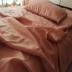 Pháp nhập khẩu tinh khiết linen sheets xuất khẩu rửa tấm duy nhất mảnh rắn màu linen mềm mat đôi 1.8 m giường