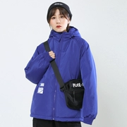 Cotton nữ 2019 phiên bản tiếng Hàn mới của dịch vụ bánh mì ngắn bf gió cotton áo khoác đôi cotton quần áo học sinh mùa đông - Bông