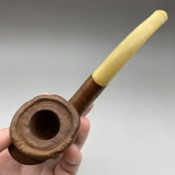 Свинья с борьбой с новым французским эпохи EPC Резьбовым лидером Тема натуральные рога крупного рогатого скота, сотни лет боевые