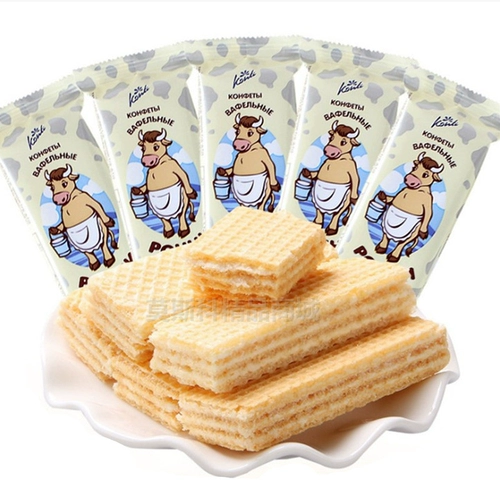 Импортированная русская еда Big Cow Prestige Chocolate Konti Kangji Big Cow Biscuits Leisure закуски 1000 г