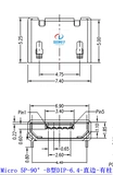MICRO USB 5P-90 ° -B-тип Пластинка -6,4-стрига