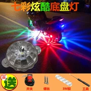 Xe điện xe máy nhấp nháy đèn trang trí chống đuôi đầy màu sắc khung gầm sửa đổi đèn led phanh cảnh báo đèn đuôi - Đèn xe máy