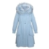 Áo khoác dạ nữ mùa đông Aotemei 2019 Vượt qua thời trang nữ Fur Fur liner - Faux Fur Faux Fur